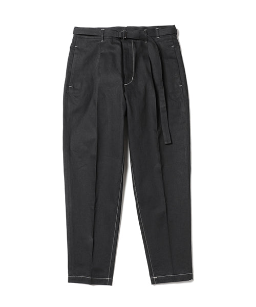 MR.OLIVE / 10oz ALL SEASON DEINIM / BELTED WIDE TAPERED PANTS