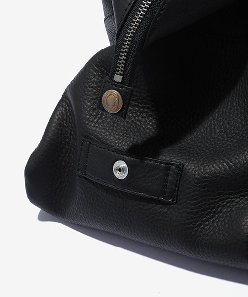 MR.OLIVE E.O.I / WATERPROOF WASHABLE LEATHER DRAPE BOSTON BAG