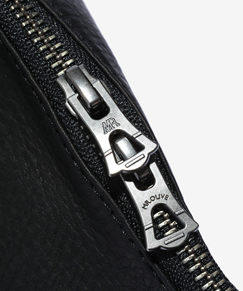 MR.OLIVE E.O.I / WATERPROOF WASHABLE LEATHER DRAPE BOSTON BAG