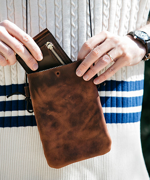 MR.OLIVE E.O.I / HORWEEN CHROMEXCEL LEATHER / TINY SACOCHE