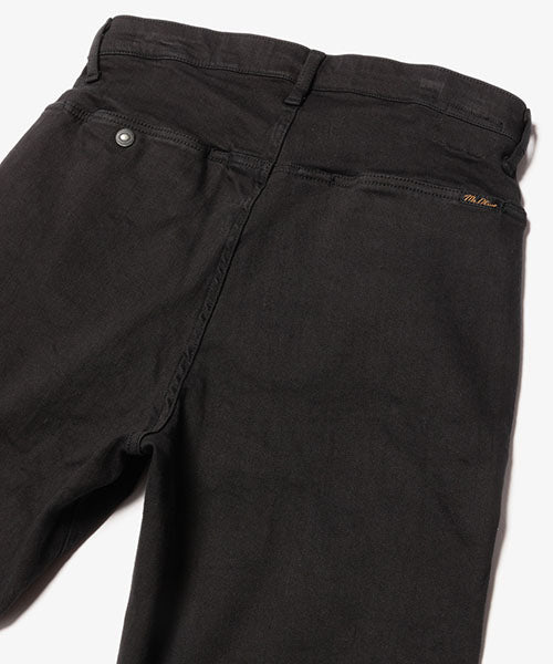 SUPER STRETCH DENIM / SILICON DYED WIDE STRAIGHT PANTS