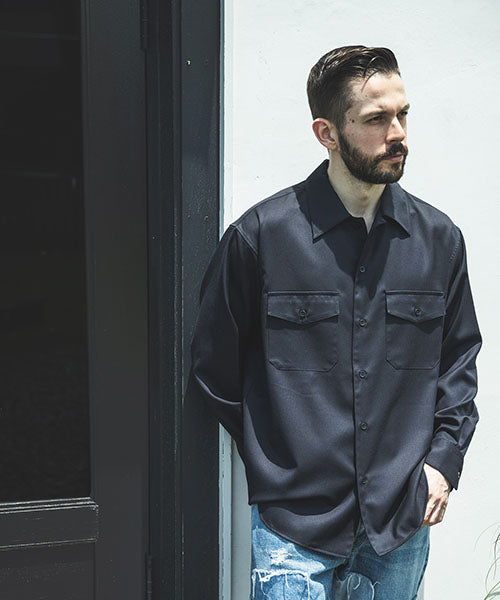 SUPER 100'S WOOL TWILL / CPO SHIRT