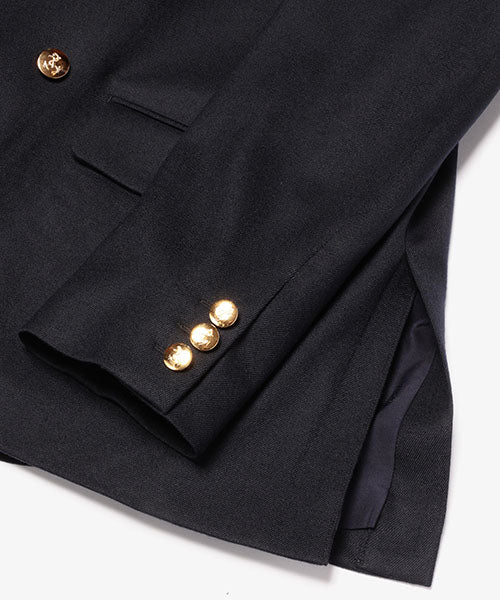 HIGH COUNT WOOL FLANNEL / DOUBLE BREASTED BLAZER
