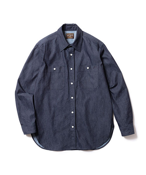 COOLMAX STRETCH DENIM / ONE WASH WORK SHIRT