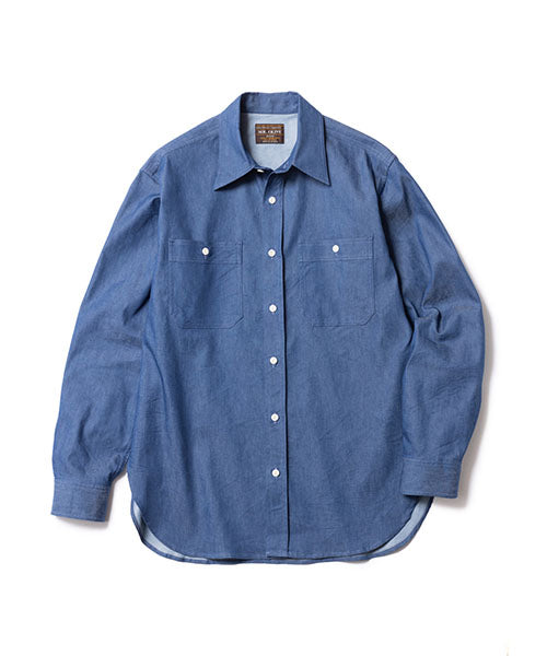 COOLMAX STRETCH DENIM / ONE WASH WORK SHIRT