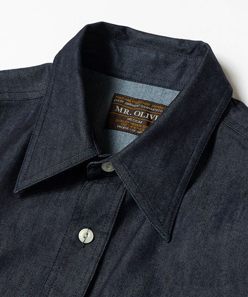 COOLMAX STRETCH DENIM / ONE WASH WORK SHIRT