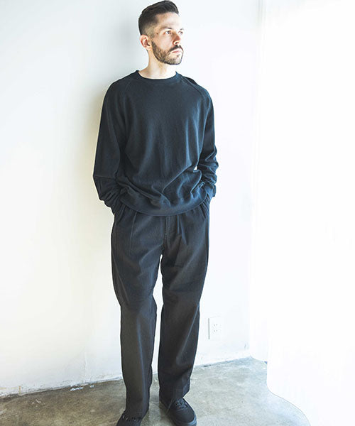 SUPER LIGHT GAUZE URAKE / RAGLAN SLEEVE SWEAT SHIRT
