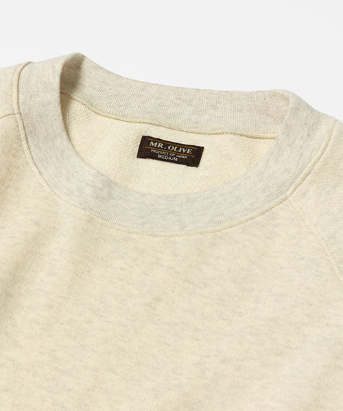 SUPER LIGHT GAUZE URAKE / RAGLAN SLEEVE SWEAT SHIRT