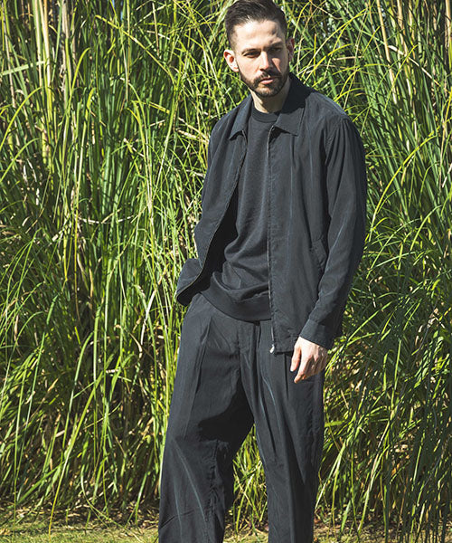 T/R POWDER CLOTH / ZIP UP SHIRT JACKET