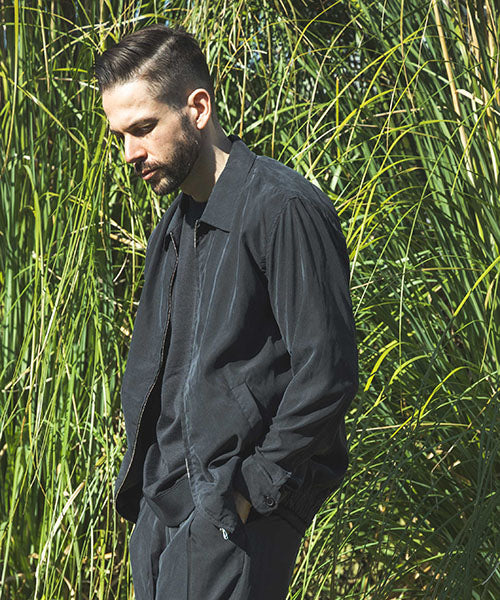 T/R POWDER CLOTH / ZIP UP SHIRT JACKET
