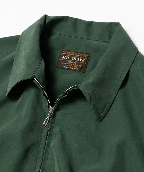 T/R POWDER CLOTH / ZIP UP SHIRT JACKET