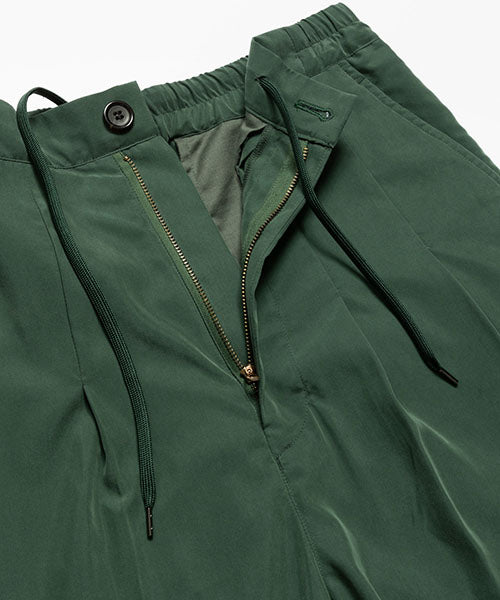 T/R POWDER CLOTH / 2TACK WIDE EASY PANTS