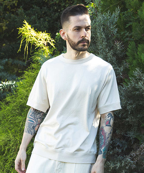 VINTAGE FILAMENT JERSEY / RIB T-SHIRT