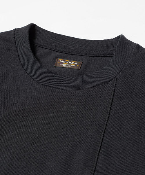 PAISLEY LINEN / CHEST POCKET T-SHIRT
