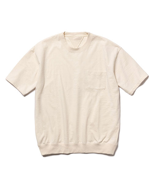 TEXLOOP COTTON / BACK GUSSET POCKET T-SHIRT