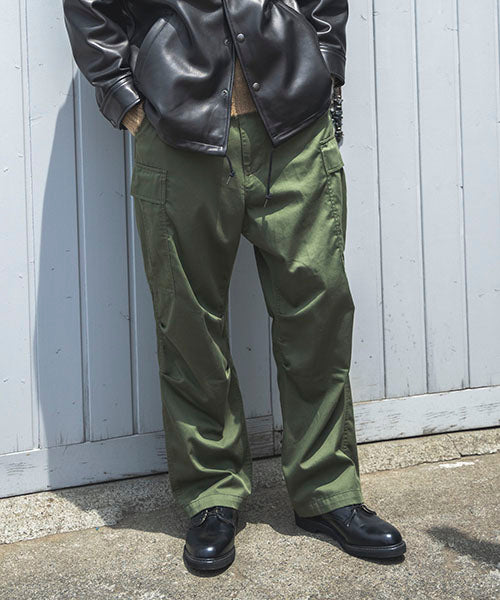 T/C USED SATIN / M-65 CARGO PANTS