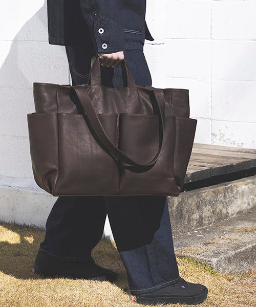 WATER PROOF WASHABLE LEATHER / LOGGER BAG (LARGE)