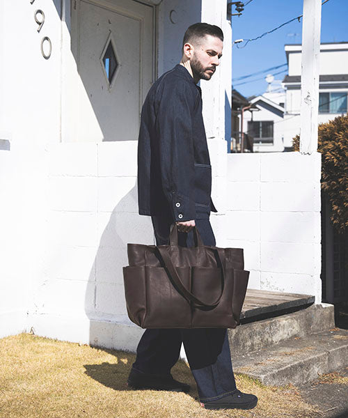WATER PROOF WASHABLE LEATHER / LOGGER BAG (LARGE)