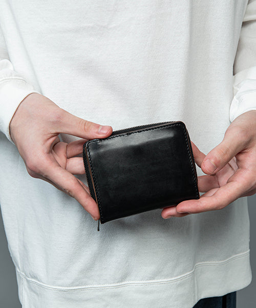 <PRE-ORDER> MR.OLIVE E.O.I / HORWEEN CHROMEXCEL LEATHER / COMPACT ZIP WALLET