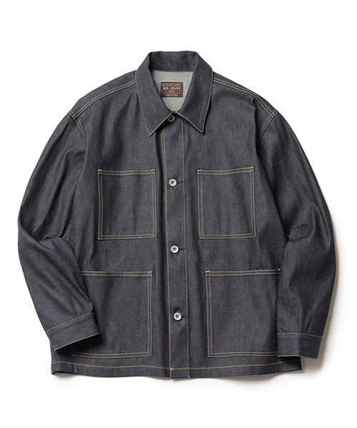 MR.OLIVE / 8oz LIGHT VINTAGE DENIM / UTILITY JACKET