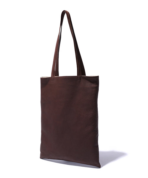 MR.OLIVE E.O.I / WATERPROOF WASHABLE LEATHER FLAT TOTE BAG(LARGE)