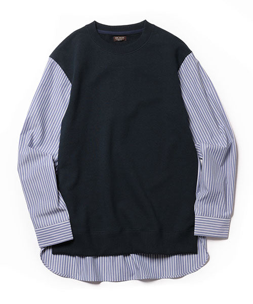 URAKE & MULTI STRIPE / HYBRID SHIRT-