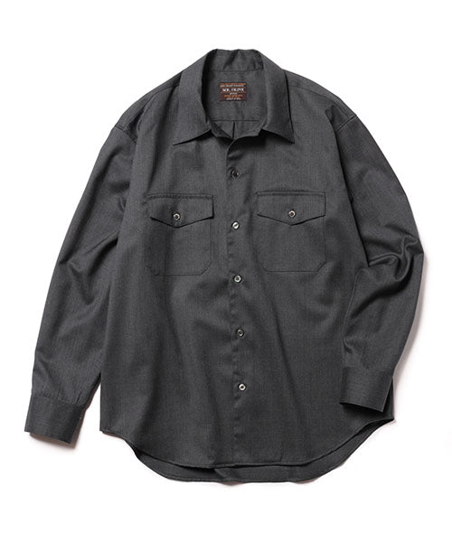 SUPER 100'S WOOL TWILL / CPO SHIRT