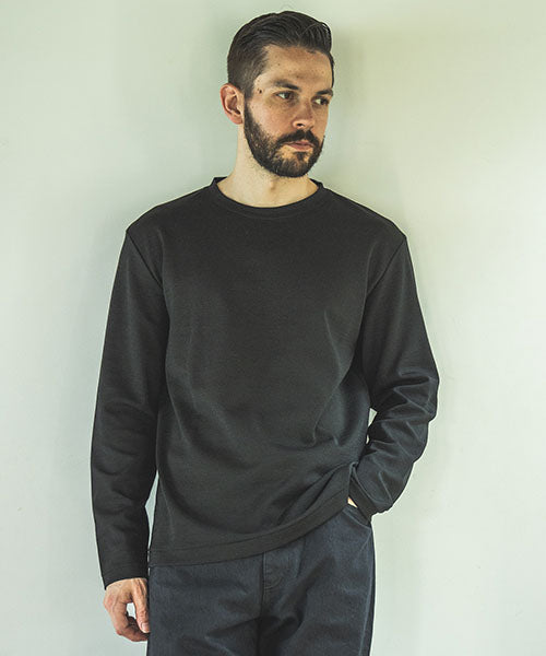 WOOL BLEND MILANO RIB / CREW NECK SHIRT