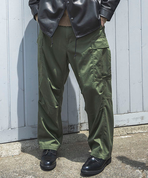 T/C USED SATIN / M-65 CARGO PANTS